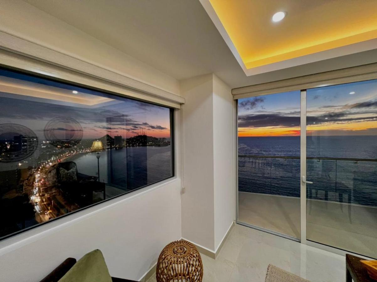 Ferienwohnung Sunset View Malecon 1404 Vista Panoramica Al Mar Mazatlán Exterior foto