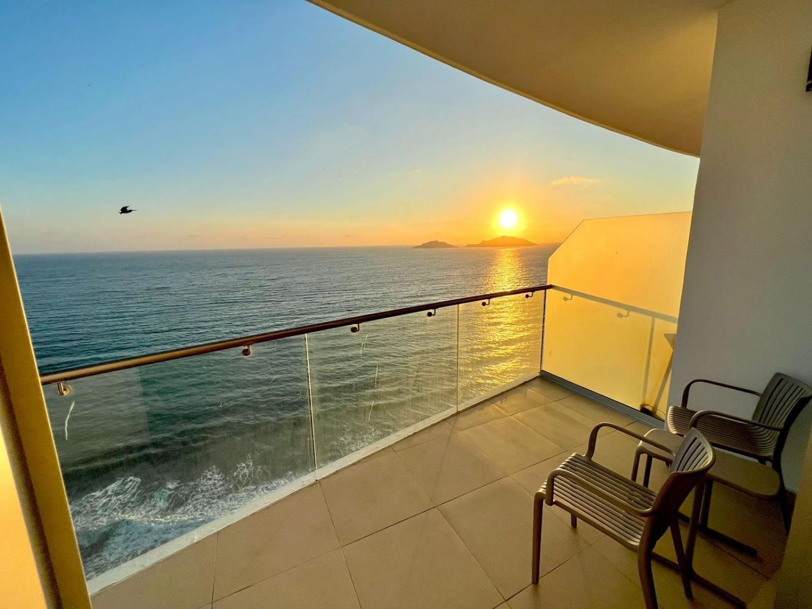 Ferienwohnung Sunset View Malecon 1404 Vista Panoramica Al Mar Mazatlán Exterior foto